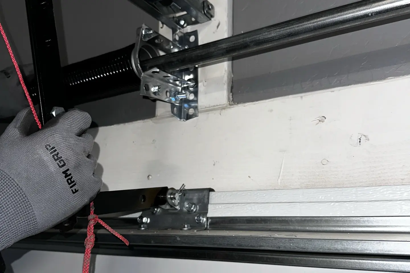 Professional garage door maintenance & lubrication work