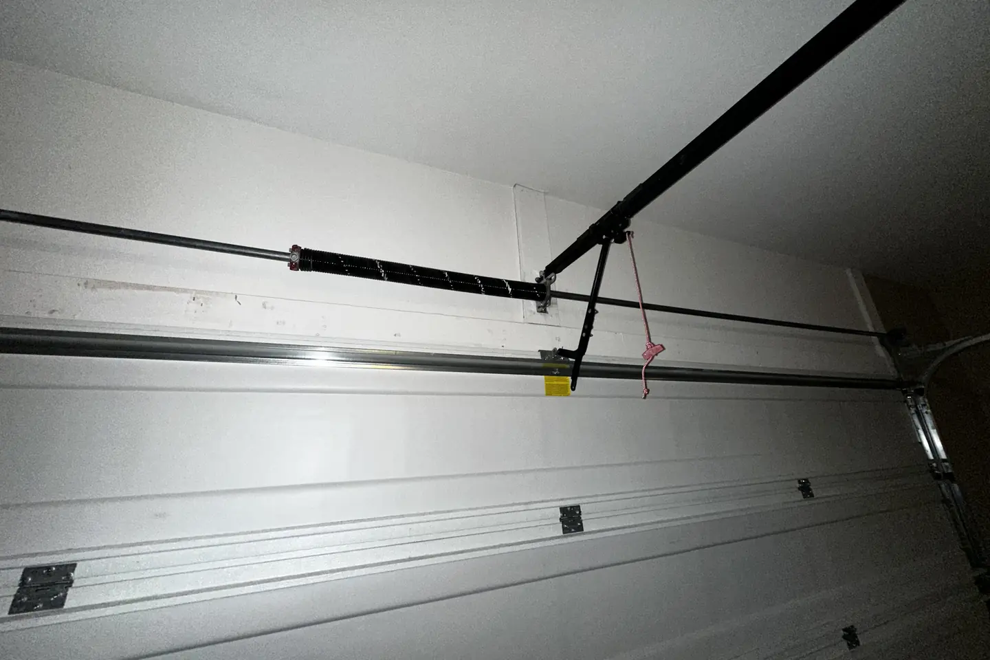 Professional noisy or heavy garage door service work